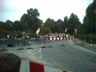 Na rondzie w Działoszynie – I-szy znak 'Częstochowa' :-)